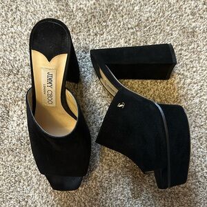 Jimmy Choo Platform Mule Heel